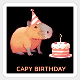 Capy Birthday Magnet